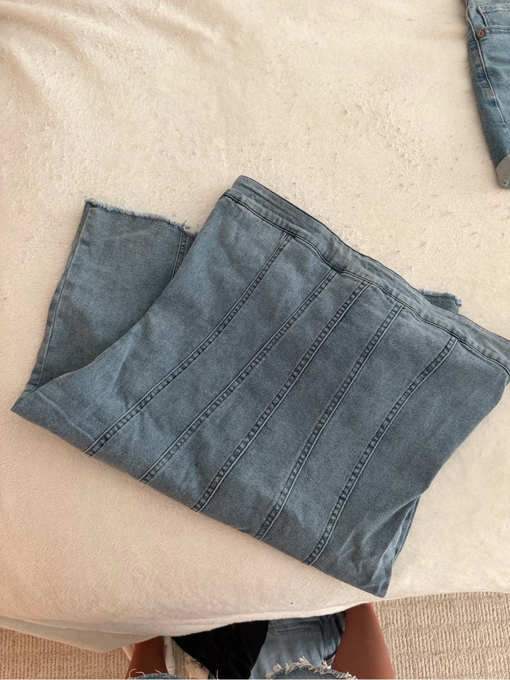 Amazon Jean Strapless Denim Dress - Picture 2 of 4